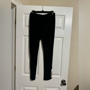Michael Tyler stretchy small pant with decorative vent on the side